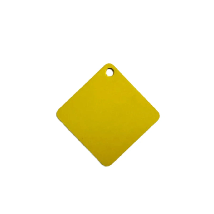 Kennel Aluminium Diamond Shape Name Tag