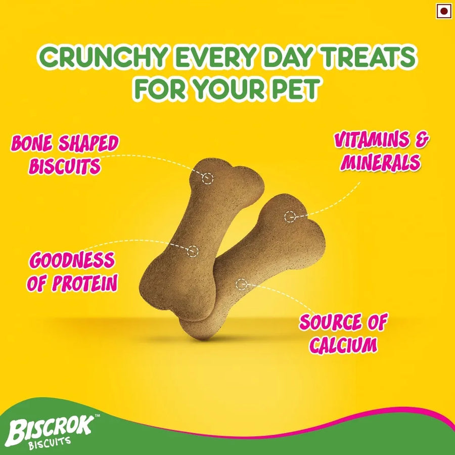Pedigree Biscrok Biscuits with Milk and Chicken Dog Biscuits