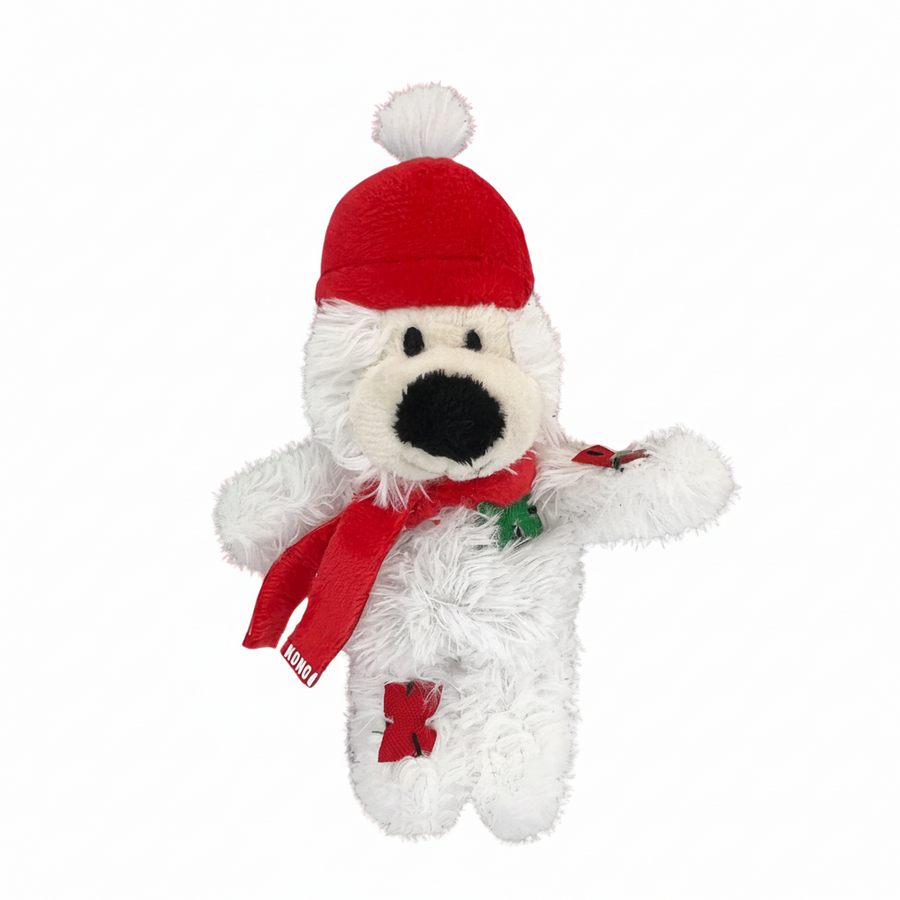 Kong Holiday Softies Bear Cat Toy