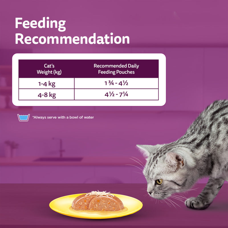 Whiskas Chicken with Salmon in Jelly Flavour