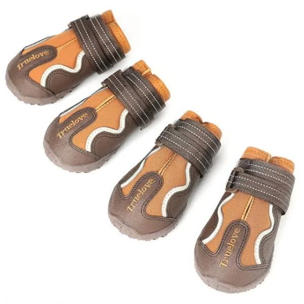 True Love Water Resistance Dog Shoes With TPR Sole - Algiers Blue / Lavender