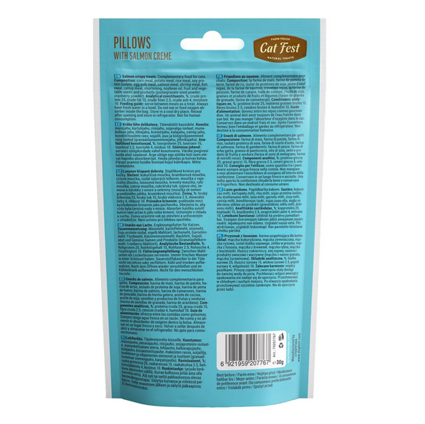 Catfest Pillows Cream Cat Treats