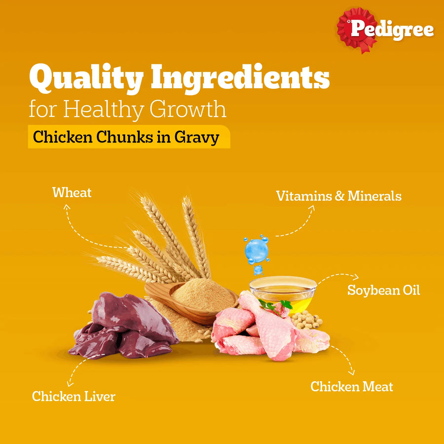 Pedigree Chicken Chunks Puppy Dog Wet Food