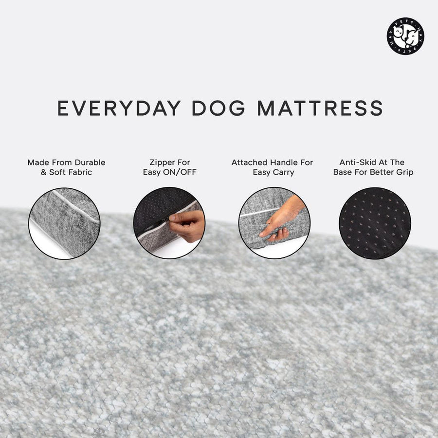 Pets Way Textured Dust Mattress for Dogs