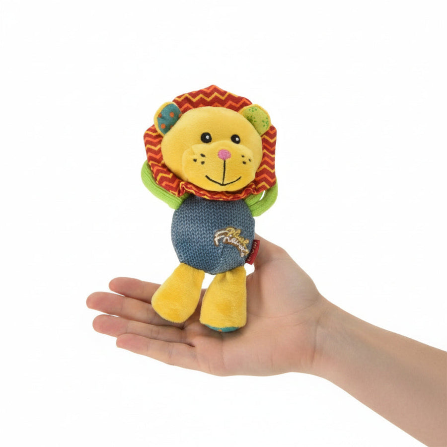 Gigwi Plush Friendz Lion Squeaker Dog Toy