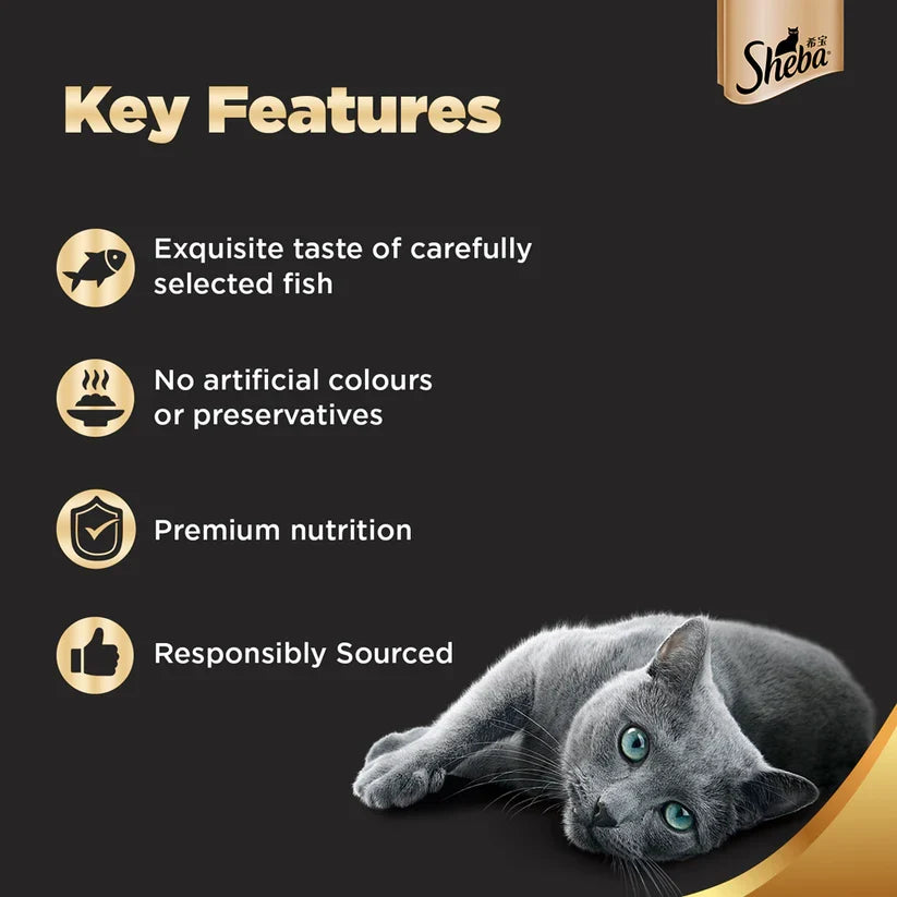 Sheba Maguro and Bream Cat Wet Food