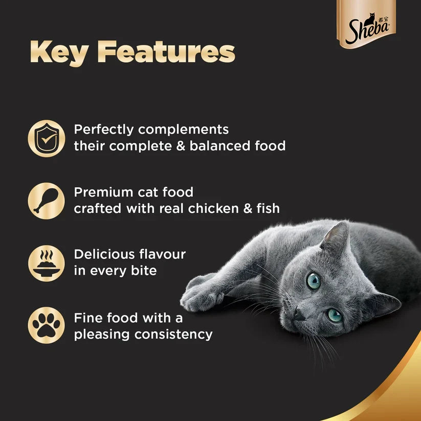 Sheba Tuna and Chicken Adult Cat Wet Food