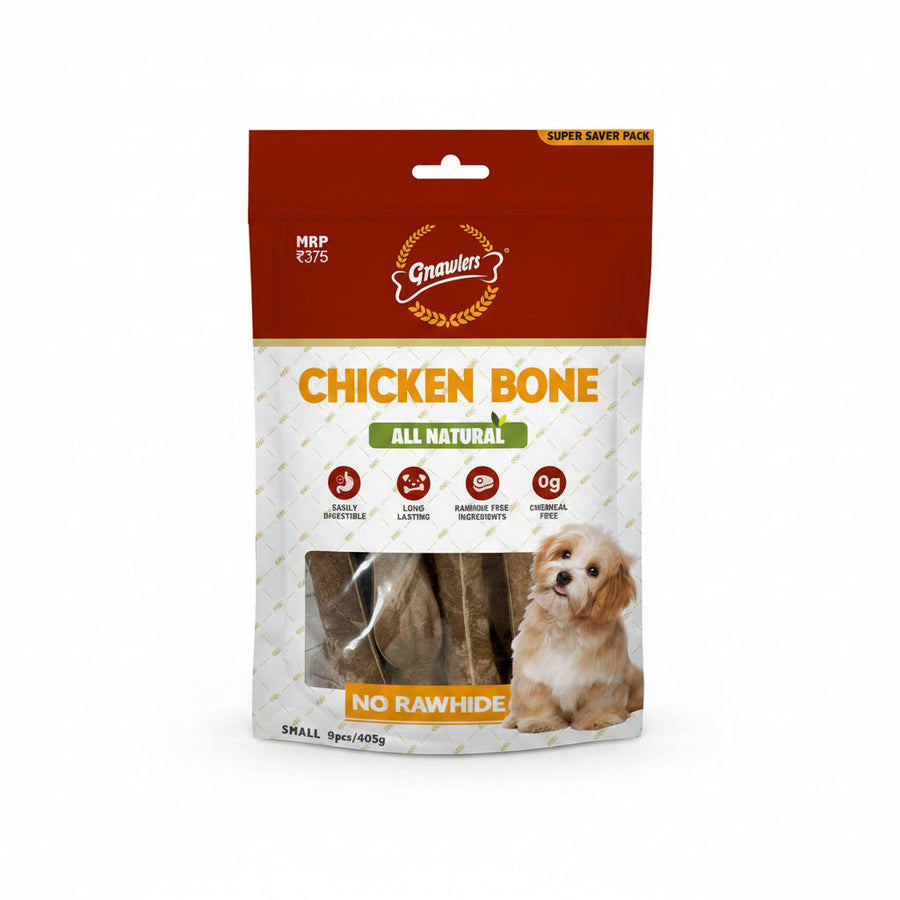Gnawlers Chicken Bone Small for Dogs