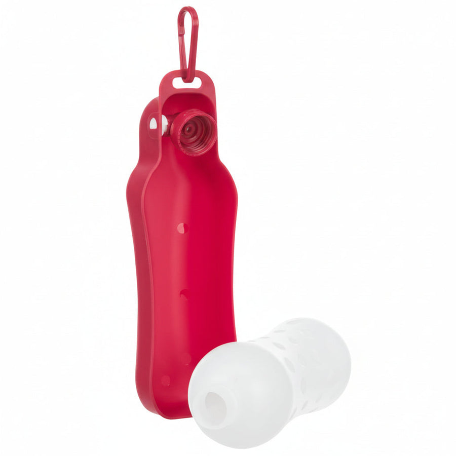 Trixie Plastic Bottle with Bowl Assorted Colours