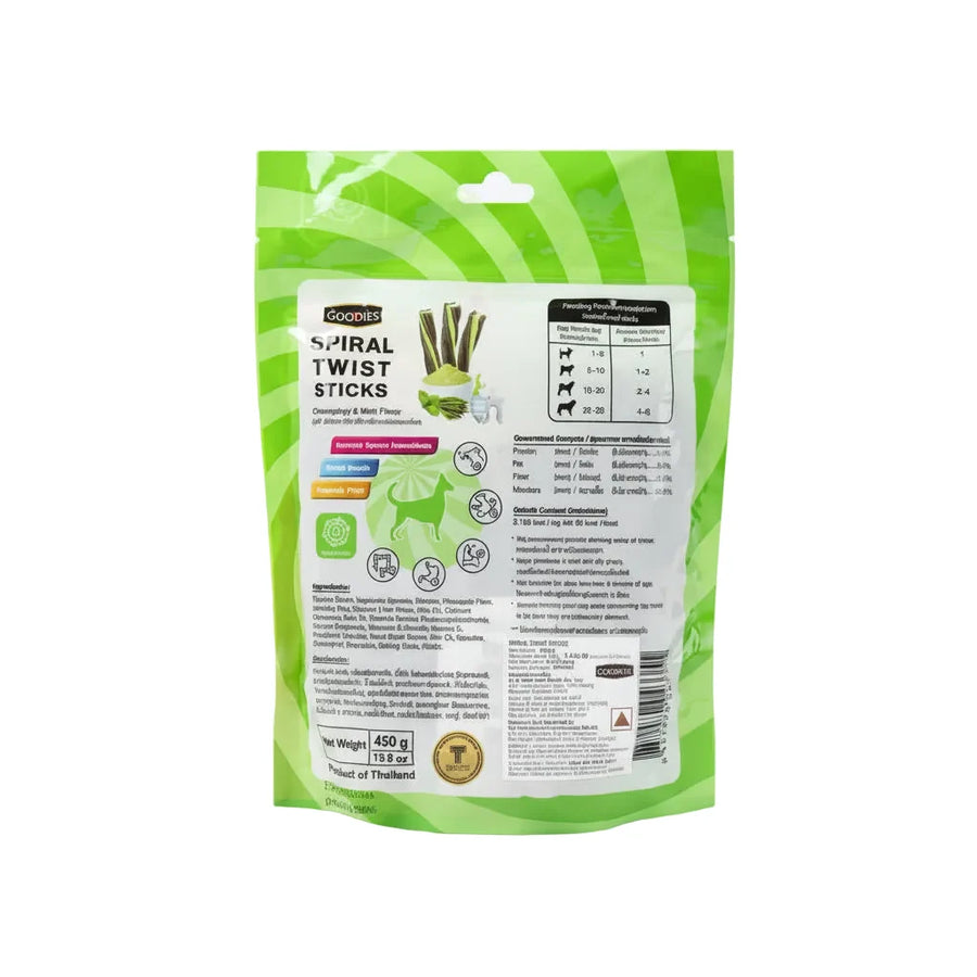Goodies Spiral Twist Sticks Dog Treat