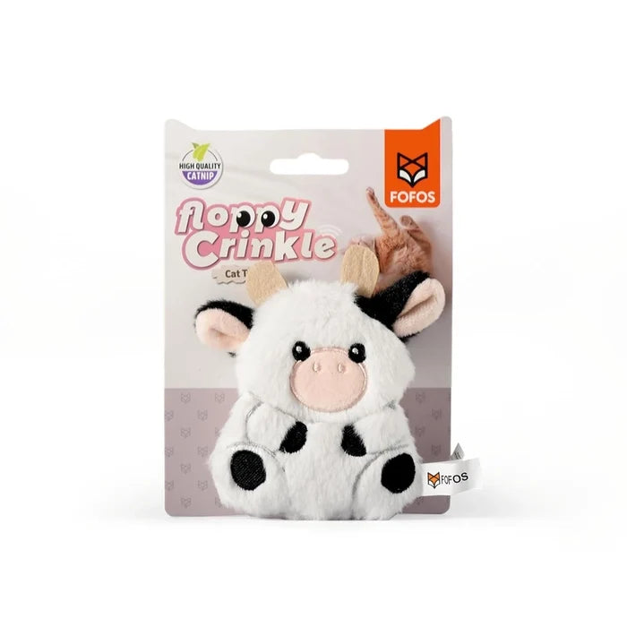 Fofos Floppy Crinkle Cat Toys
