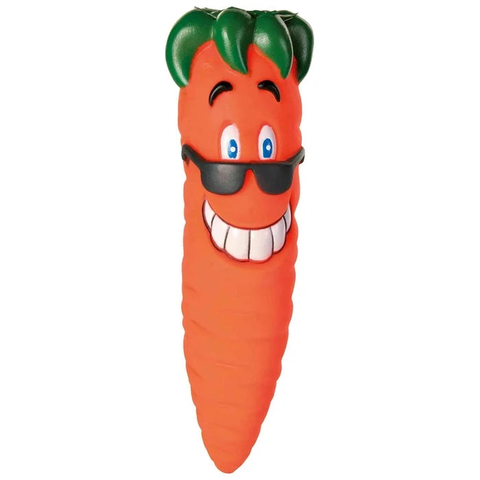 Trixie Carrot Vinyl Snack Toy