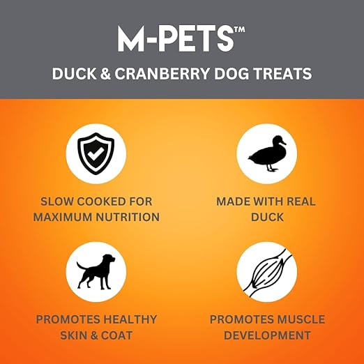 M-PETS Duck & Cranberry Treats for Dogs