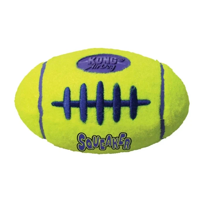 Kong Squeaker Football Durable Squeaky Fetch Toy for Dogs