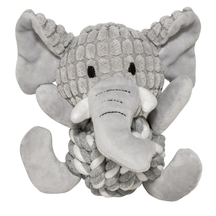 Duvoplus Zoo friends Elsa elephant ball dog toy
