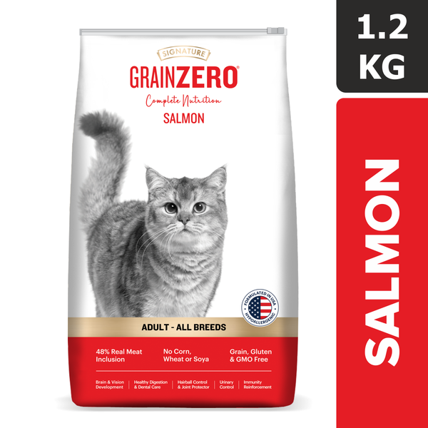 Grain Zero Salmon Adult Cat Dry Food
