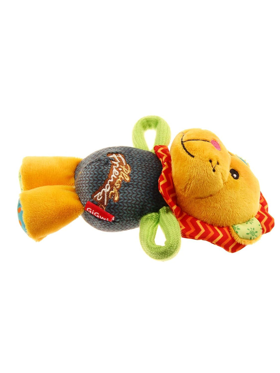 Gigwi Plush Friendz Lion Squeaker Dog Toy