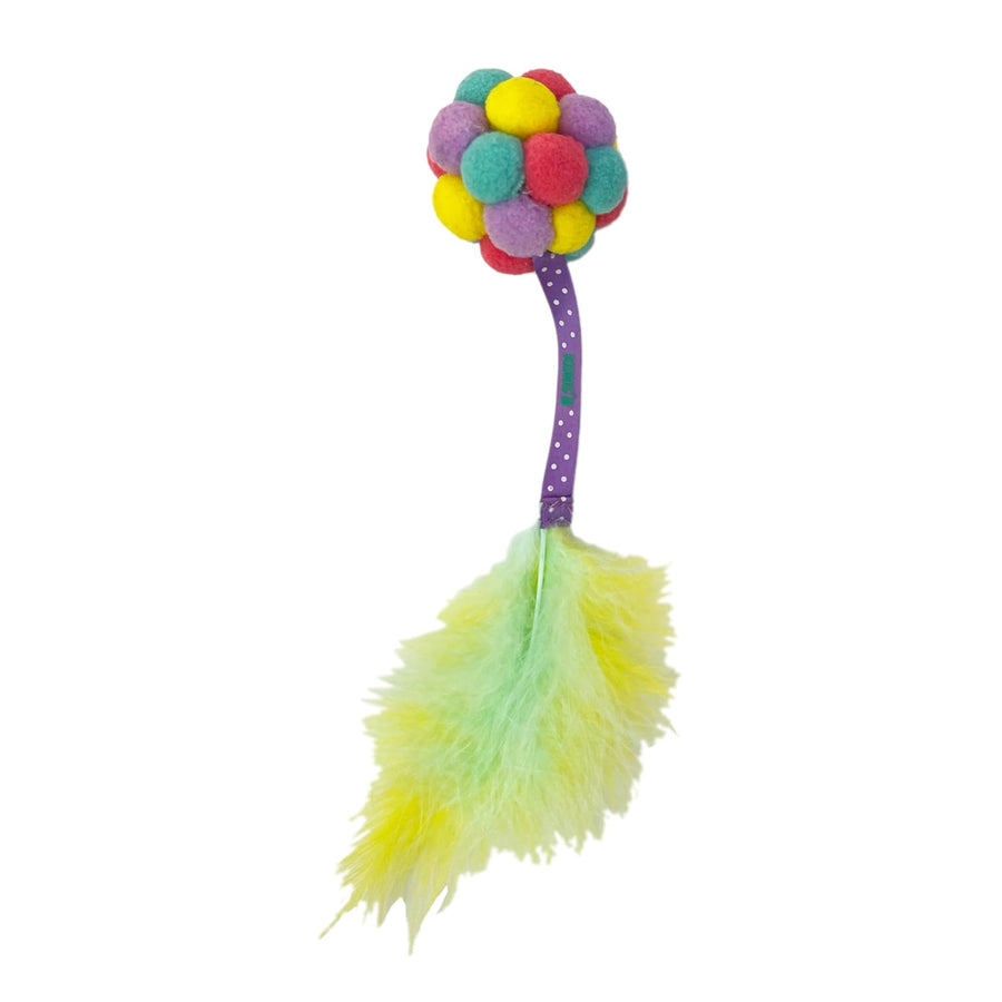 KONG Cat Active Bubble Ball Multi-Sensory Bat and Chase Toy for Cats