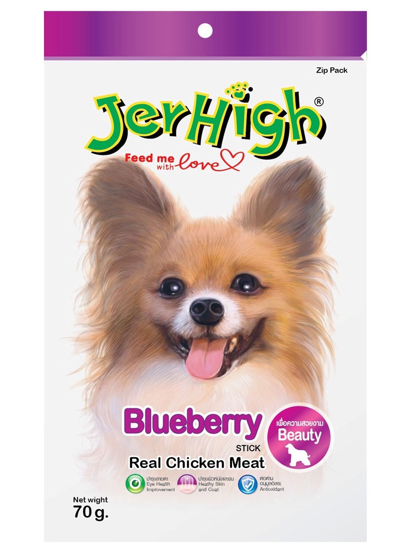 JerHigh Blueberry Stick Dog Treats