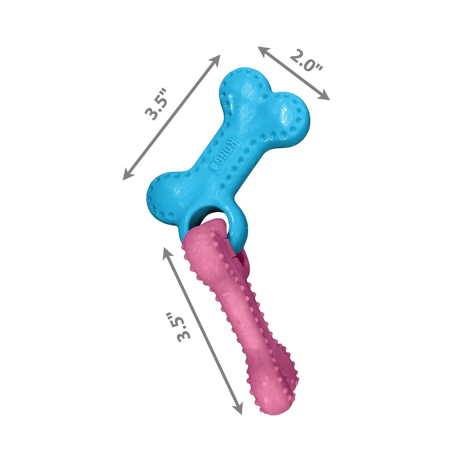 Kong Chewstix Puppy Linked Bone Chew Toy for Dogs