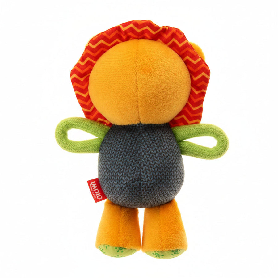 Gigwi Plush Friendz Lion Squeaker Dog Toy
