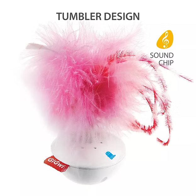 Gigwi Wobble Feather Pet Droid for Cats