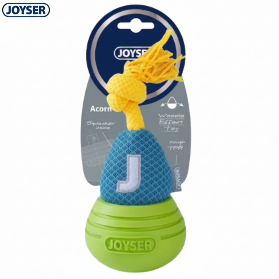 Joyser Woball Jack Plush Squeaker Dog Toy