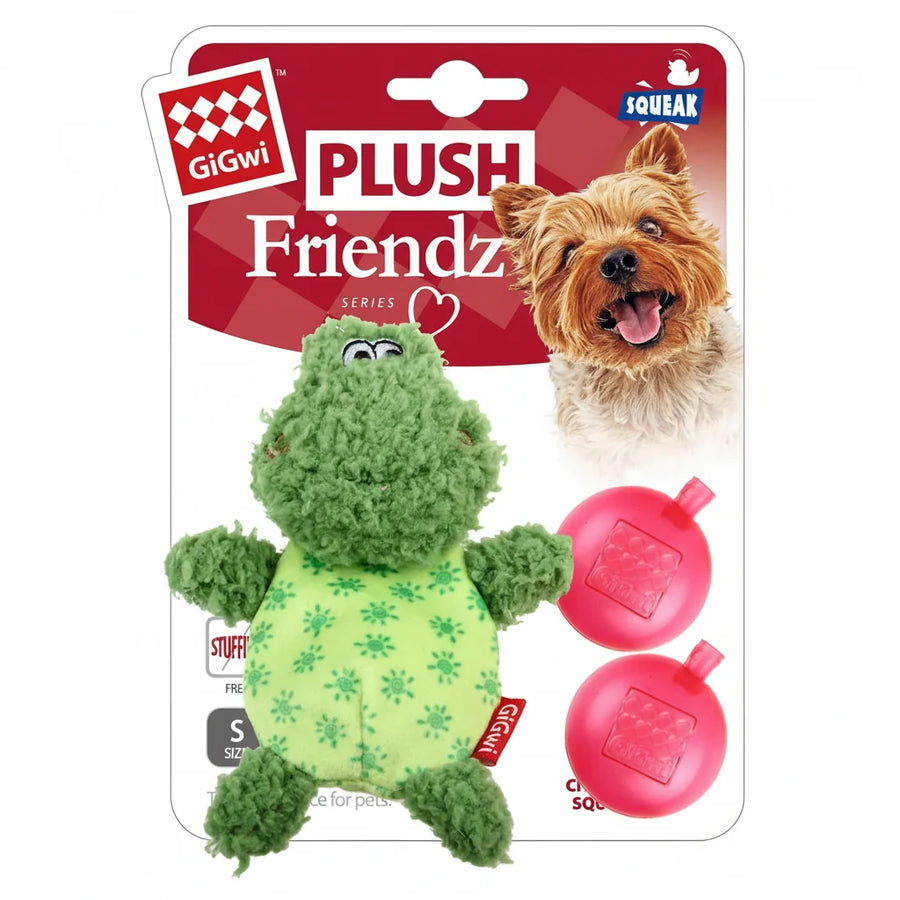 Plush Friendz With Refillable Squear frog