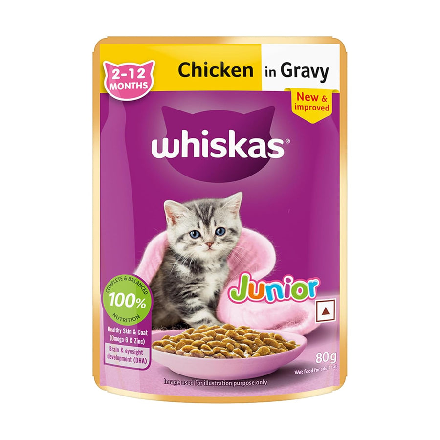 Whiskas Chicken Junior Cat Wet Food