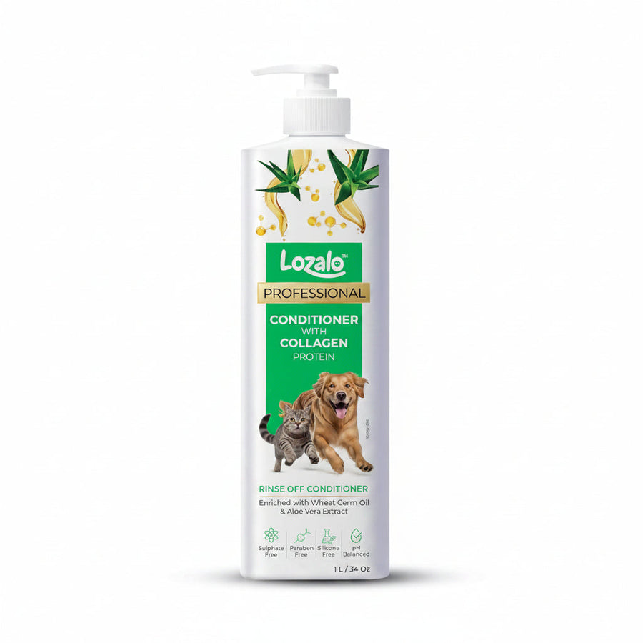 Lozalo Professional Conditioner With Collagen Protein For Dogs and Cats