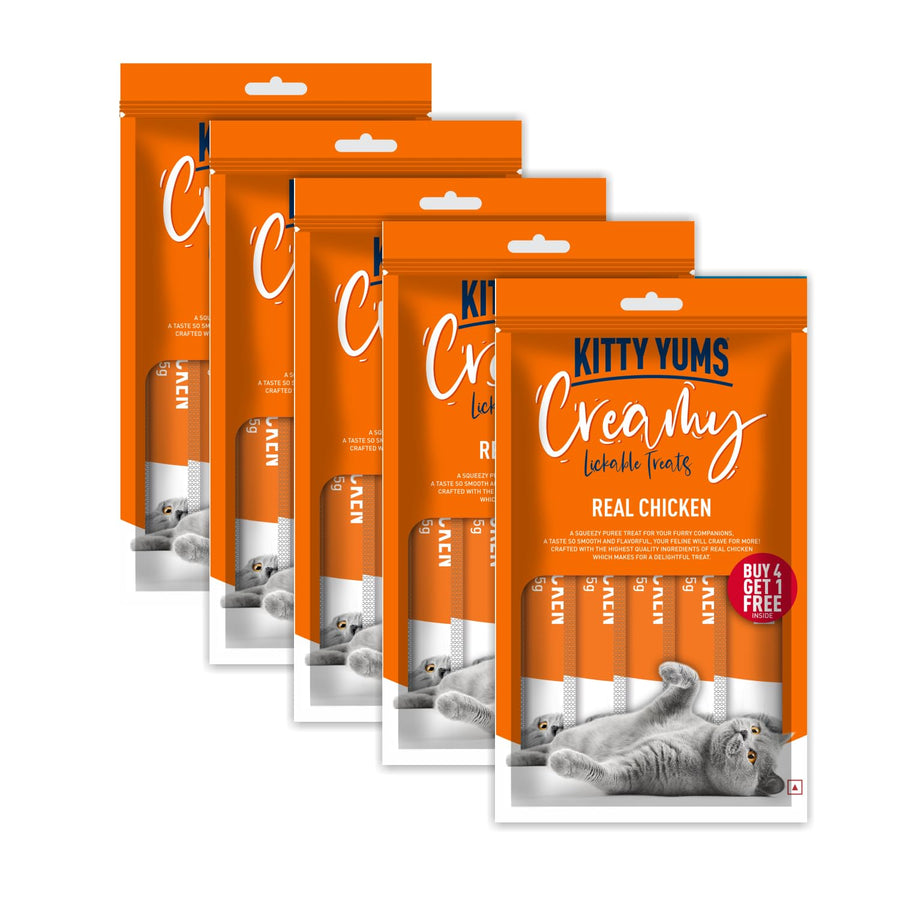Kitty Yums Lickable Cat Creamy Treats