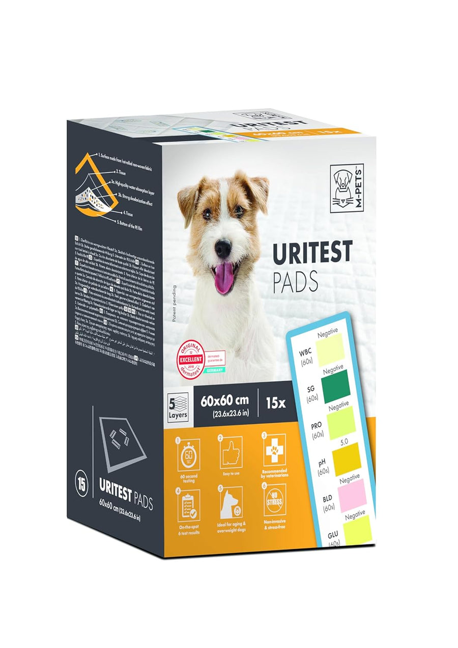M-Pets Uritest Test Training Pads Quick Urinary Tract Disorder Diagnosis for Dogs