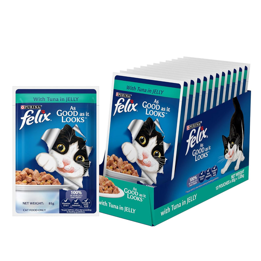 Felix Adult Tuna In Jelly Cat Wet Food