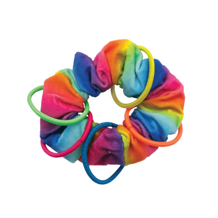 KONG Active Scrunchie Interactive Plush Rainbow Toy