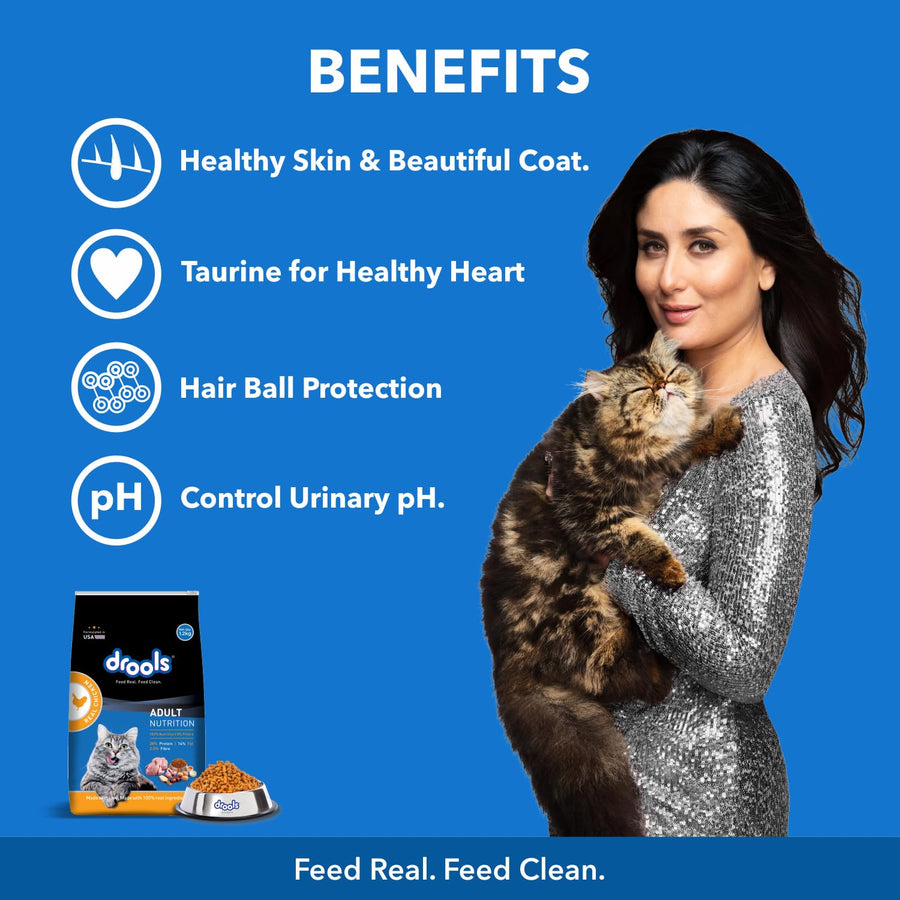 Drools Real Chicken Adult Cat Dry Food