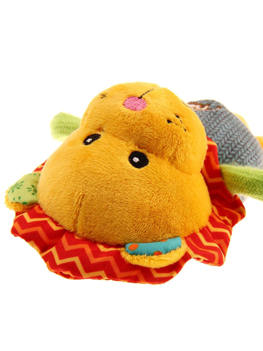 Gigwi Plush Friendz Lion Squeaker Dog Toy