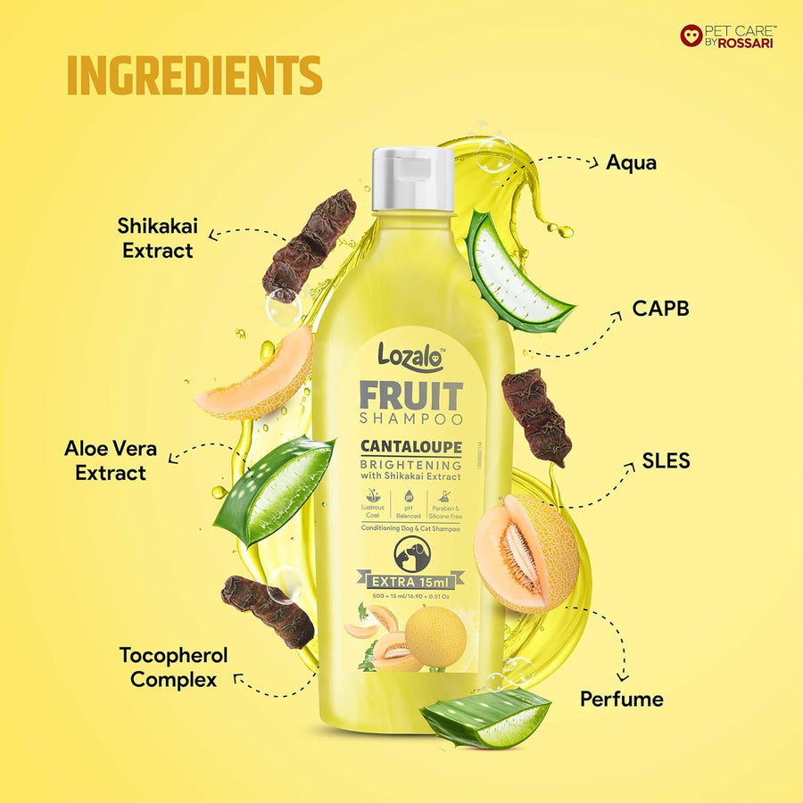 Lozalo Fruit Pet Shampoo Cantaloupe