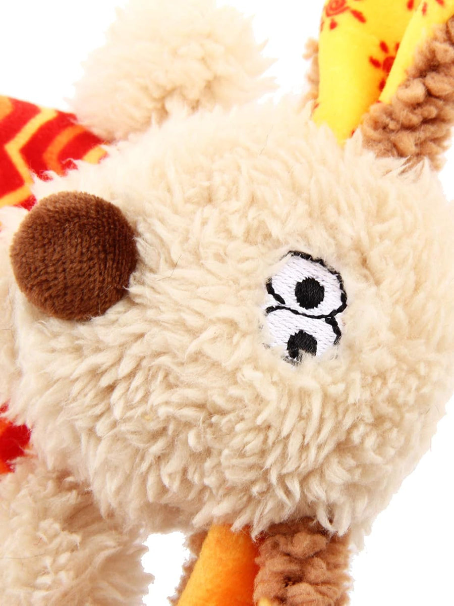 GiGwi Plush Friendz Dog Toy with Refillable Squeaker Dog