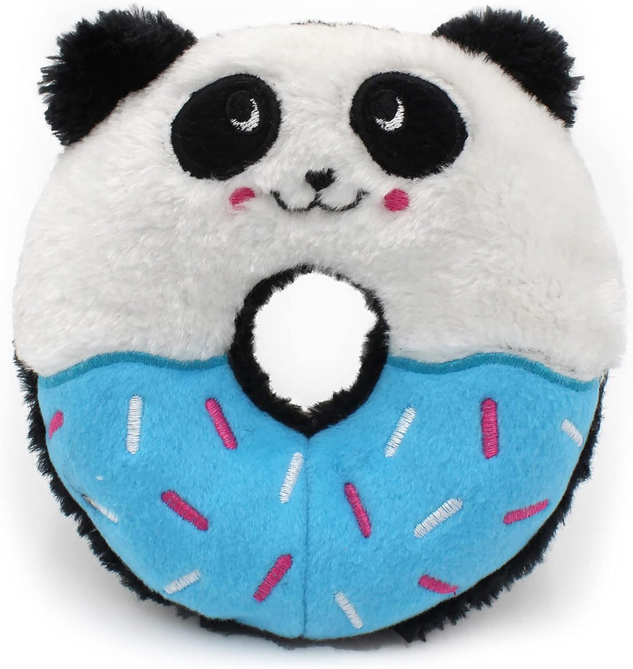 Zippy Paws Buddies Panda Donutz Plush Toy for Dogs