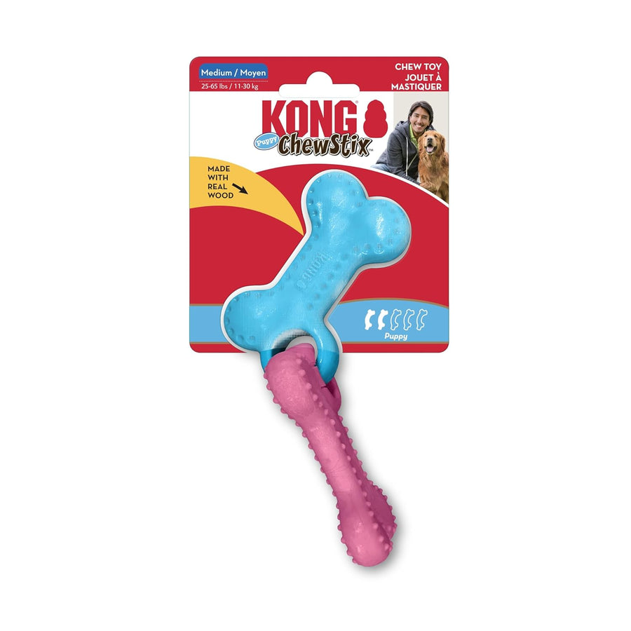 Kong Chewstix Puppy Linked Bone Chew Toy for Dogs