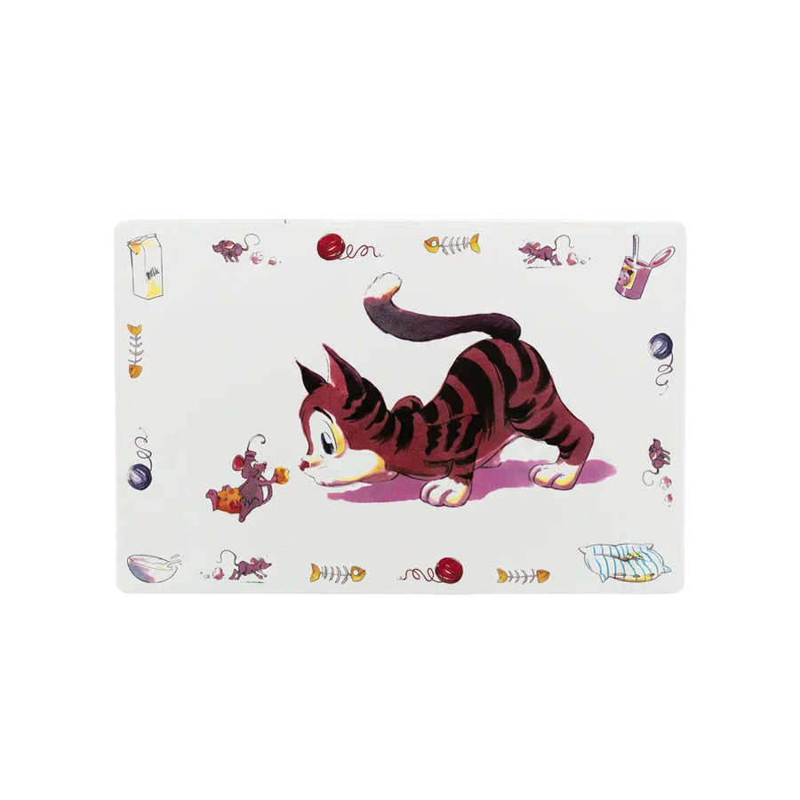 Trixie Comic Cat Print Place Mat