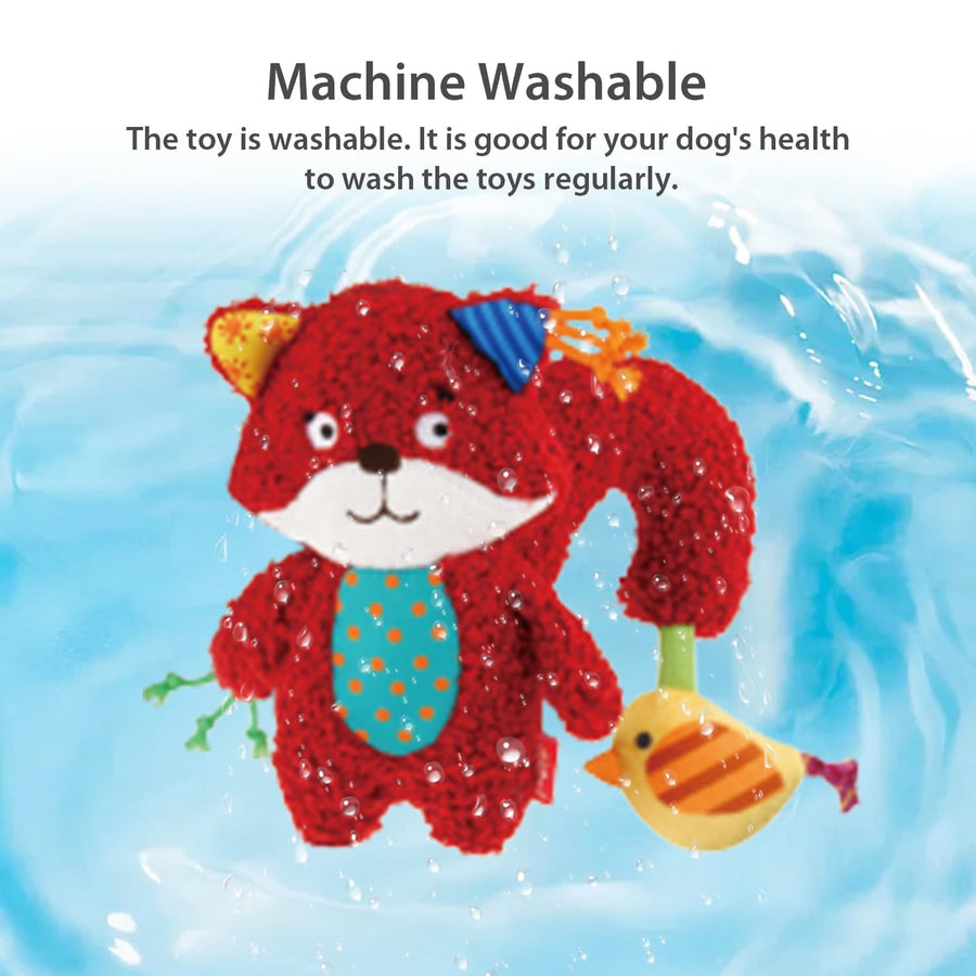 GiGwi Plush Friendz Soft Plush Dog Toy with Squeaker