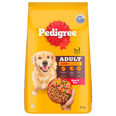 Pedigree Meat and Rice Adult Dog Dry Food