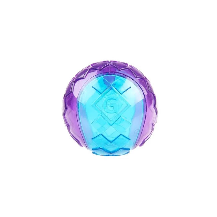GiGwi Solid & Transparent Squeaker Ball Toy for Dogs