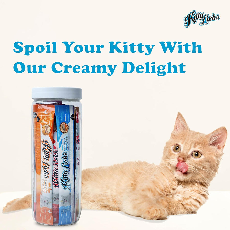 Kitty Licks 21 Tubes Cat Creamy Treat