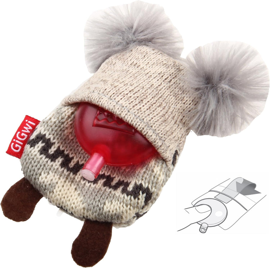 Gigwi Koala Plush Friendz refillable Squeaker Dog Toy
