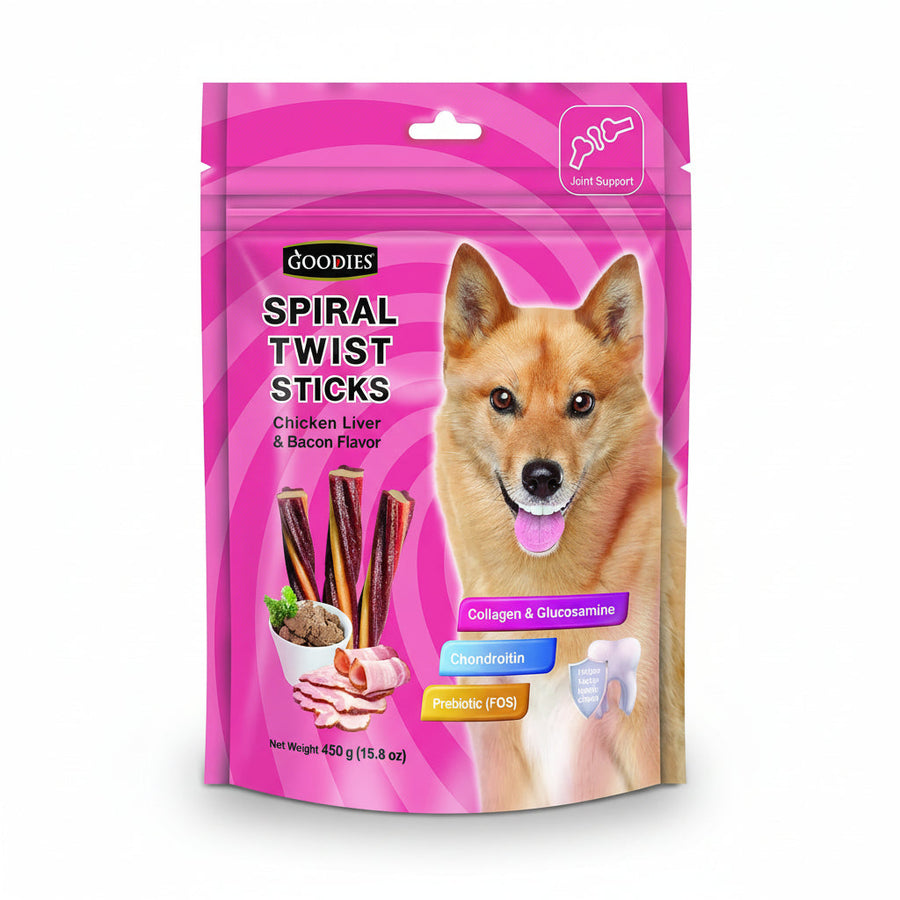 Goodies Spiral Twist Sticks Dog Treat