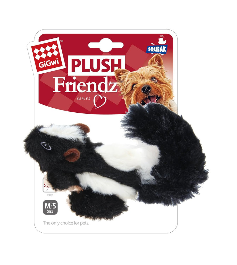 Gigwi Skunk Double Layer Friendz With Squeaker for Dogs