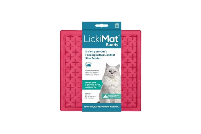Lickimat Buddy Slow Feeder Bowl for Cats