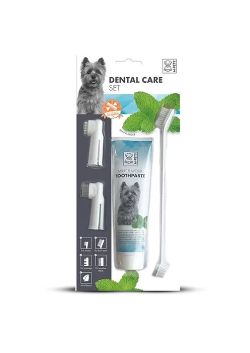 M Pets Dental Care Set Mint Flavour for Dogs